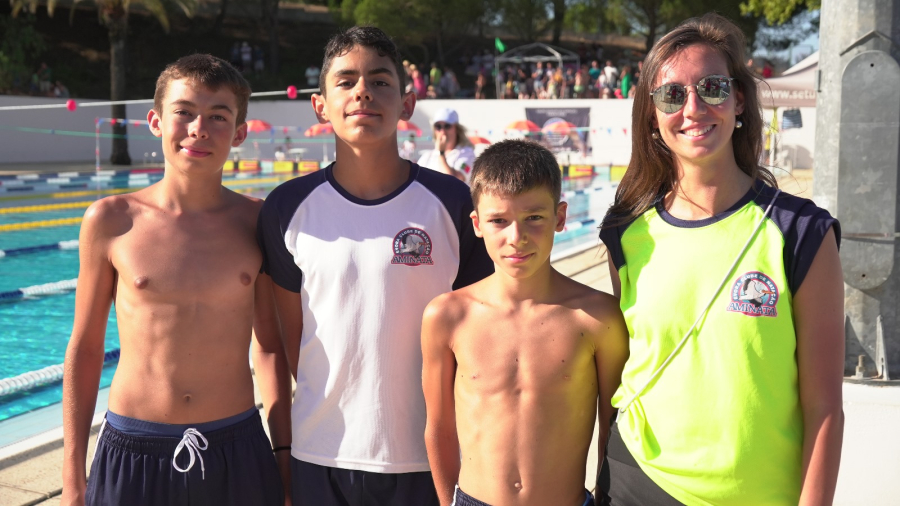 Atletas do Aminata participaram no Campeonato Nacional de Infantis de piscina longa