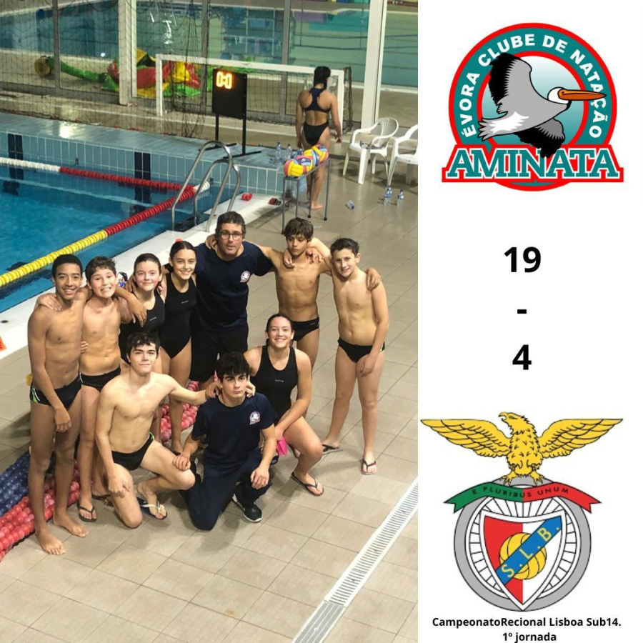 POLO AQUÁTICO - PRIMEIRO JOGO DO AMINATA NO REGIONAL DE LISBOA SUB-14