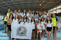 Aminata participou no Campeonato Nacional de Verão de Natação Artística