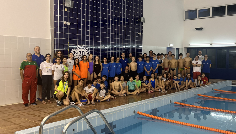 Natação Pura: Atletas do Aminata participaram em Estágio de Capacitação Técnica de Infantis