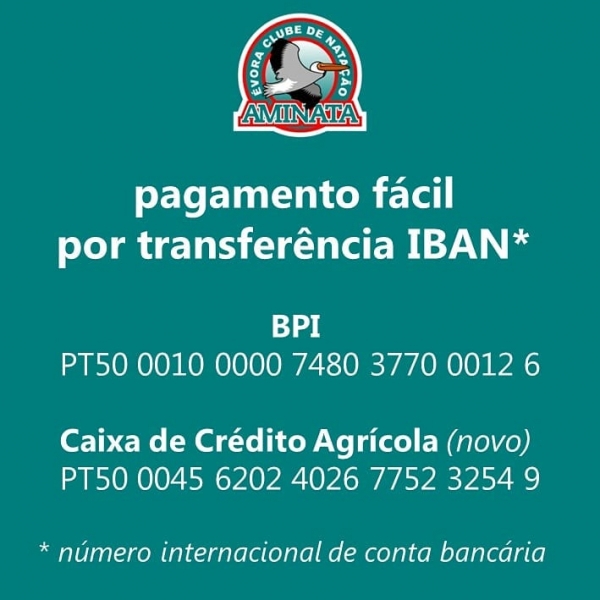 IBAN's para envio de donativos